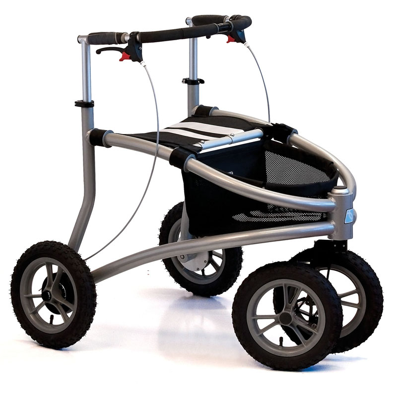 Trionic Veloped Sport All Terrain Walker Rollator Veloped Rollator